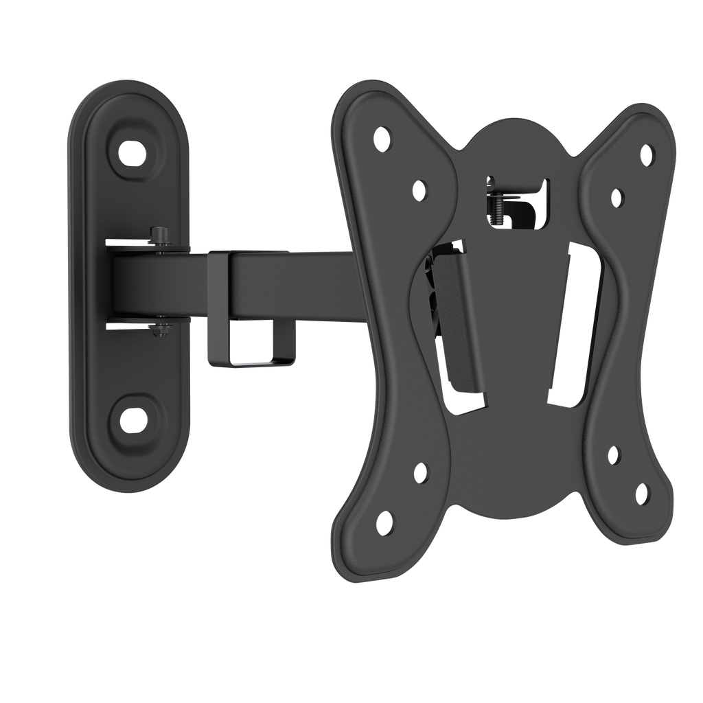 Articulating full-motion TV mount for 13″–32″ | 30 kg, VESA 75×75, 100×100, 65–205 mm profile