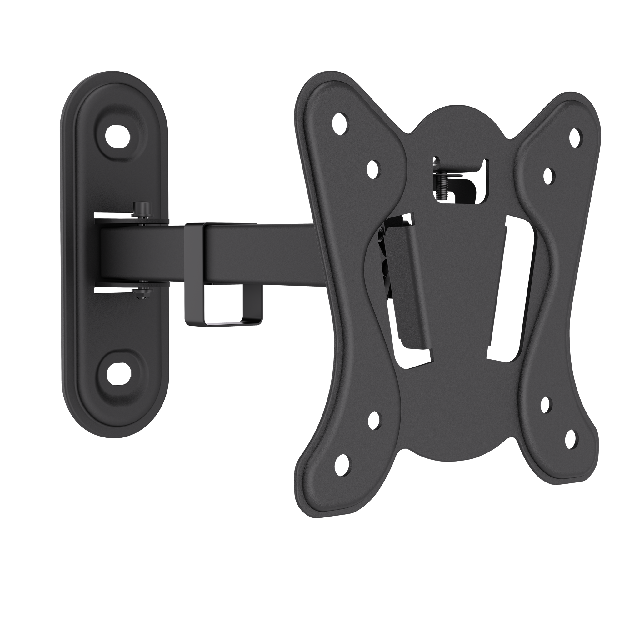 Articulating full-motion TV mount for 13″–32″ | 30 kg, VESA 75×75, 100×100, 65–205 mm profile