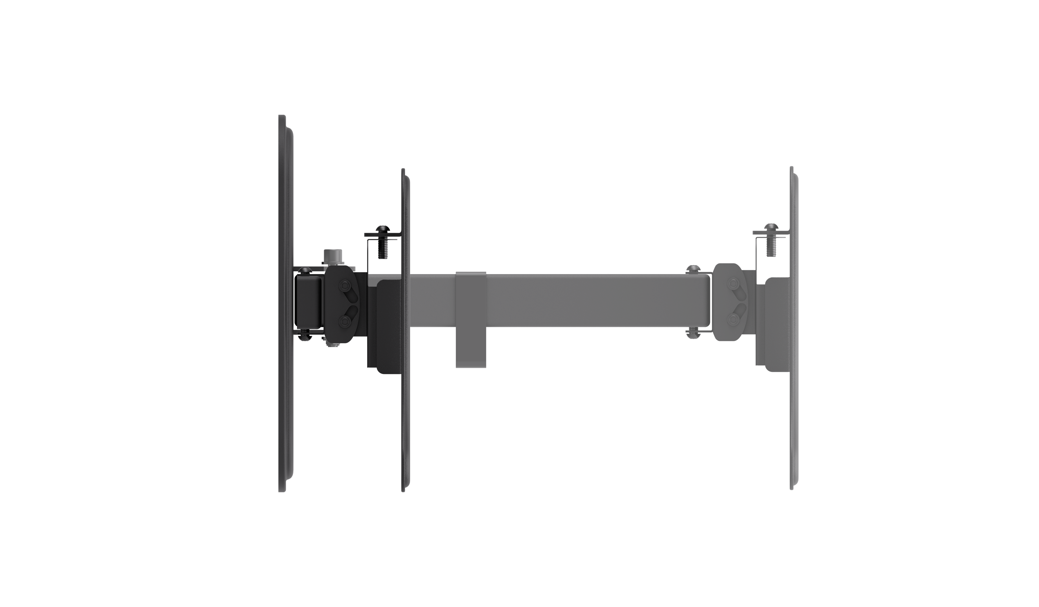 Articulating full-motion TV mount for 13″–32″ | 30 kg, VESA 75×75, 100×100, 65–205 mm profile