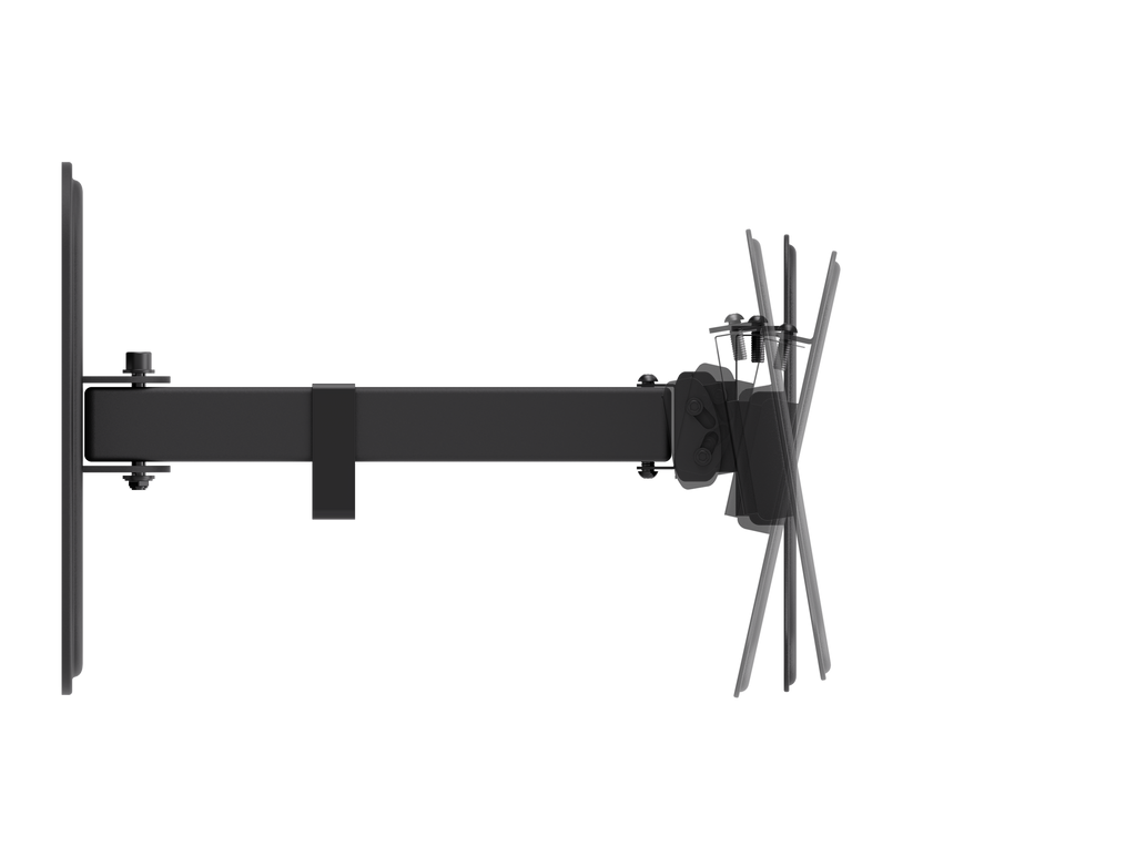 Articulating full-motion TV mount for 13″–32″ | 30 kg, VESA 75×75, 100×100, 65–205 mm profile