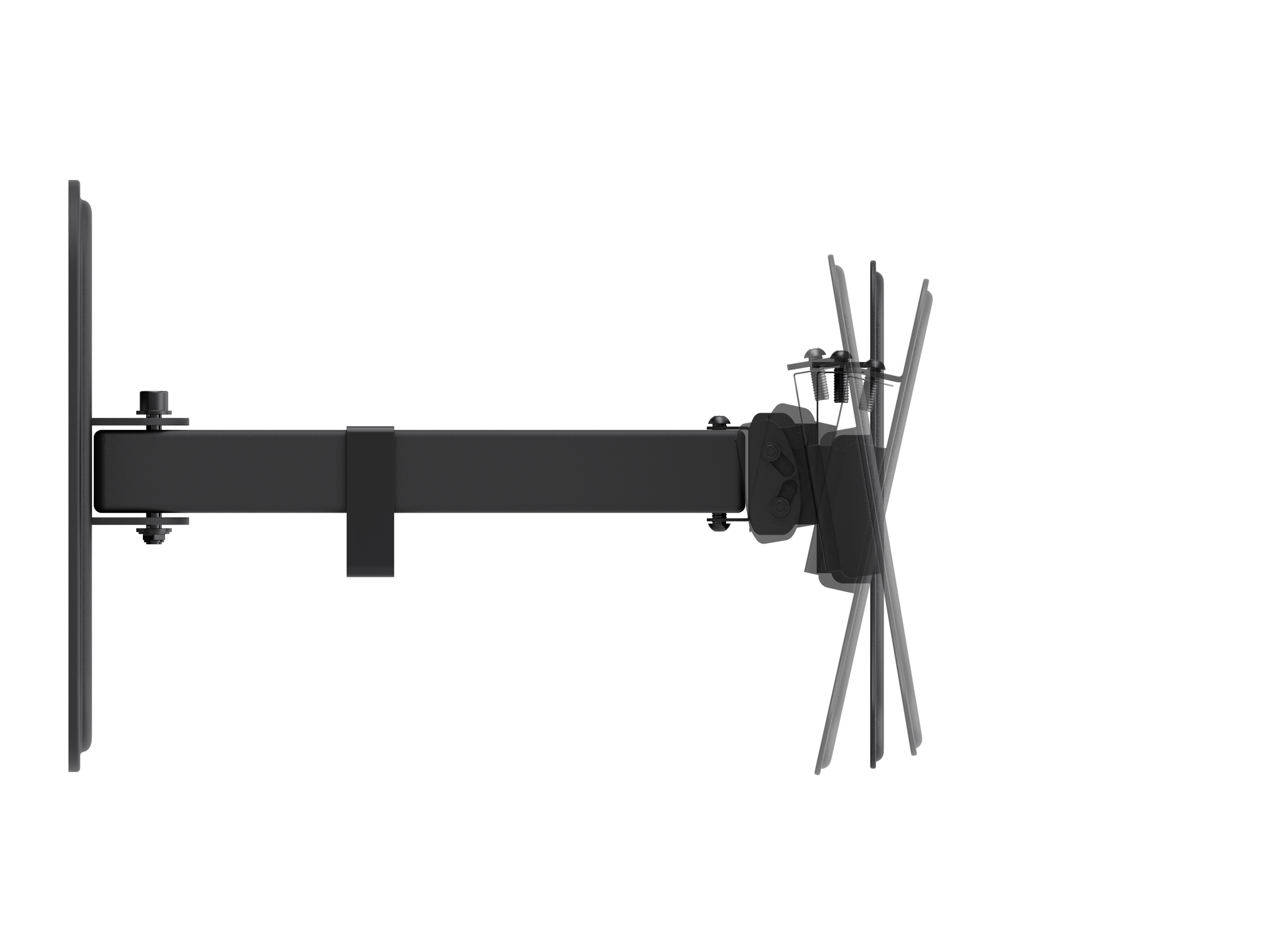Articulating full-motion TV mount for 13″–32″ | 30 kg, VESA 75×75, 100×100, 65–205 mm profile