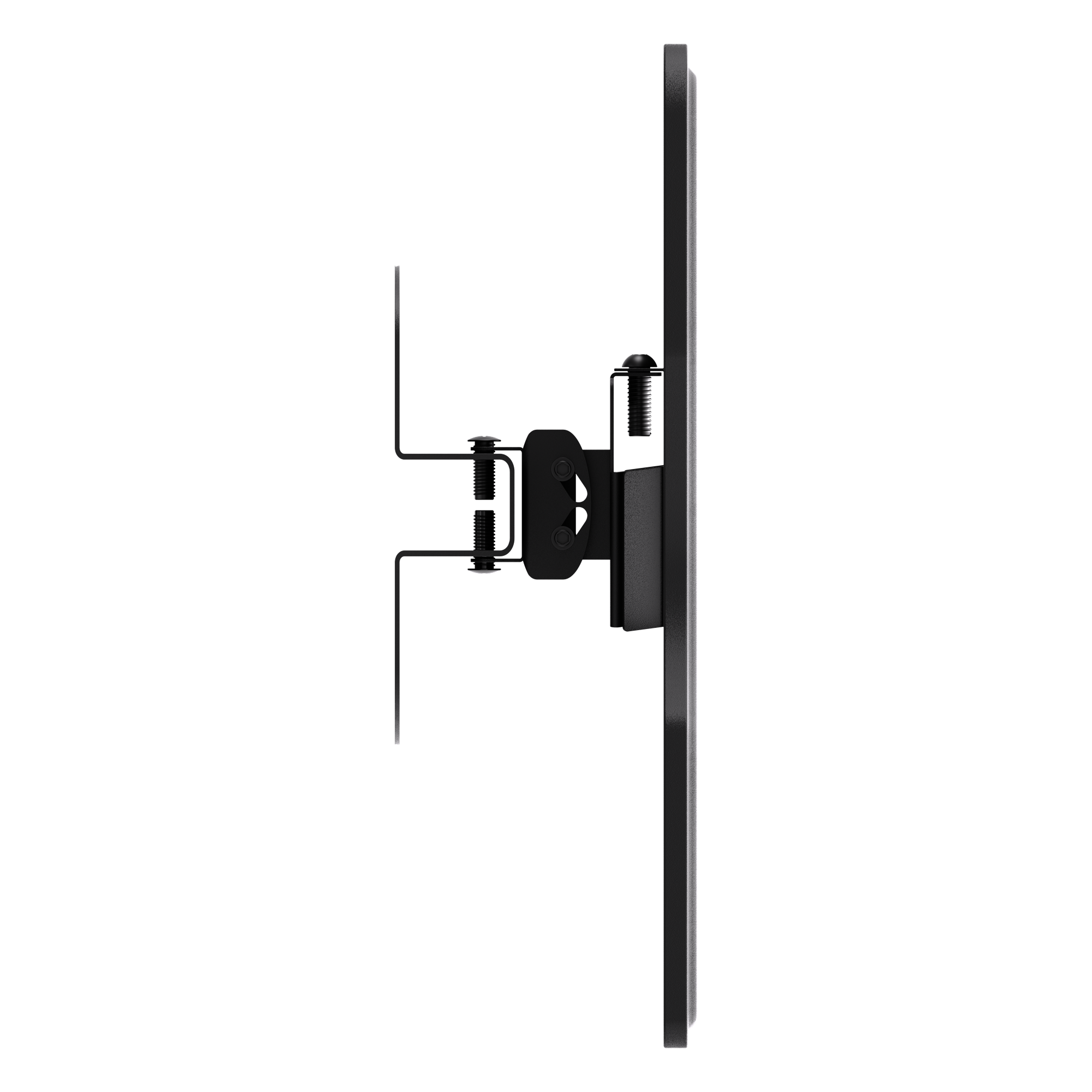 Articulating full-motion TV mount for 23″–43″ | 35 kg, VESA 75×75, 100×100, 200×100, 200×200, 75 mm profile