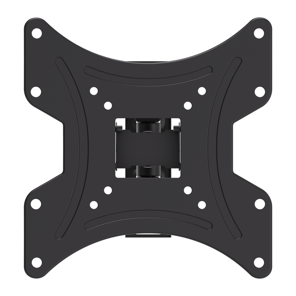 Articulating full-motion TV mount for 23″–43″ | 30 kg, VESA 75×75, 100×100, 200×100, 200×200, 60–390 mm profile
