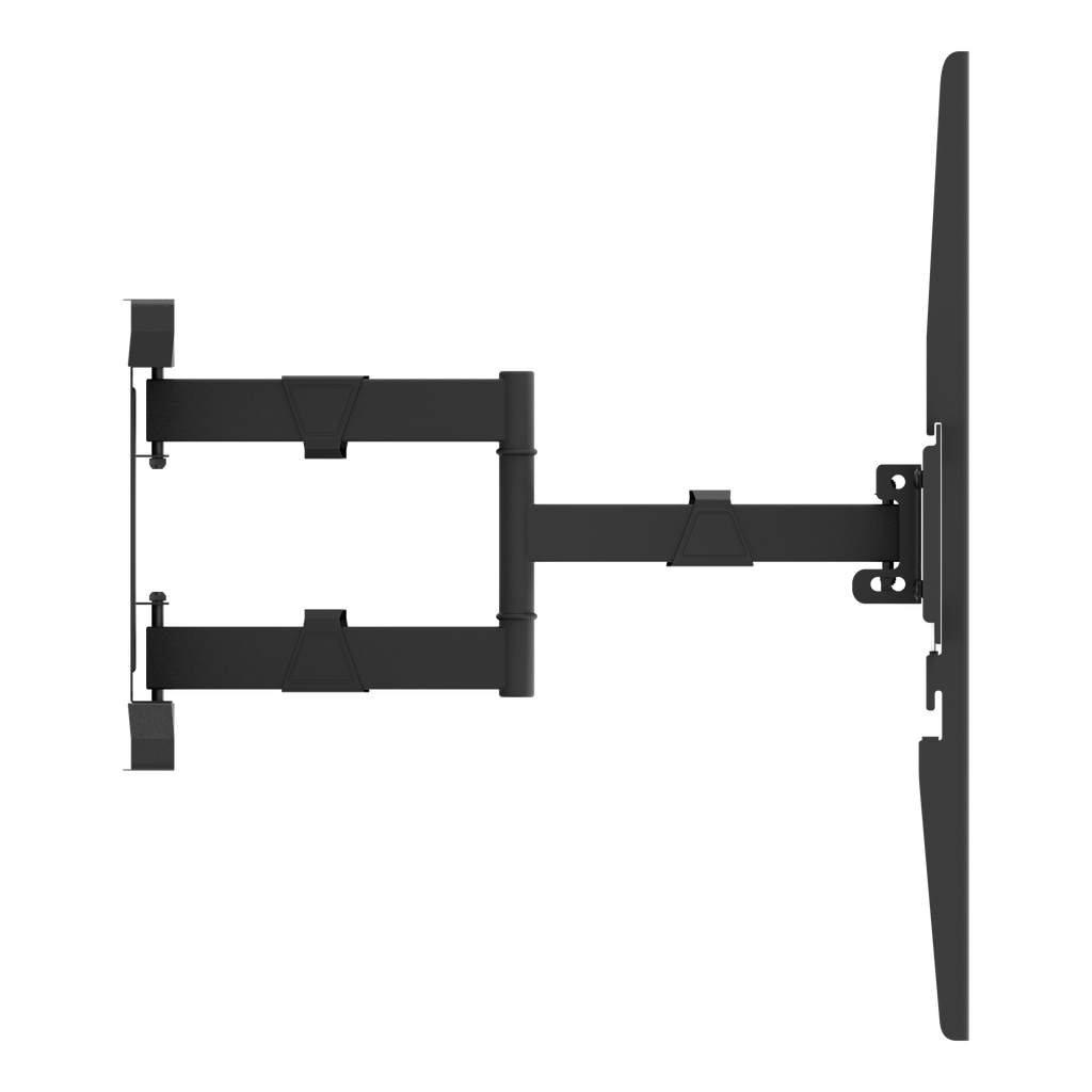 Articulating full-motion TV mount for 43″–100″ | 80 kg, VESA 200×200, 300×200, 300×300, 400×200, 400×400, 600×400, 800×600, 50–500 mm profile