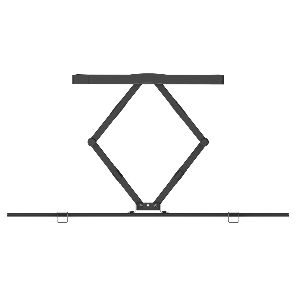 Articulating full-motion TV mount for 43″–100″ | 80 kg, VESA 200×200, 300×200, 300×300, 400×200, 400×400, 600×400, 800×600, 50–500 mm profile