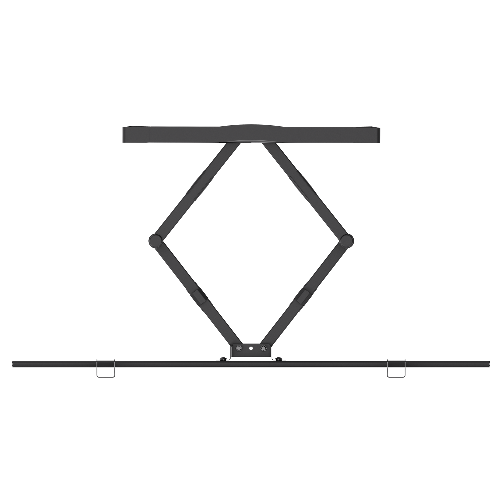 Articulating full-motion TV mount for 43″–100″ | 80 kg, VESA 200×200, 300×200, 300×300, 400×200, 400×400, 600×400, 800×600, 50–500 mm profile
