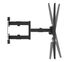 Articulating full-motion TV mount for 43″–100″ | 80 kg, VESA 200×200, 300×200, 300×300, 400×200, 400×400, 600×400, 800×600, 50–500 mm profile
