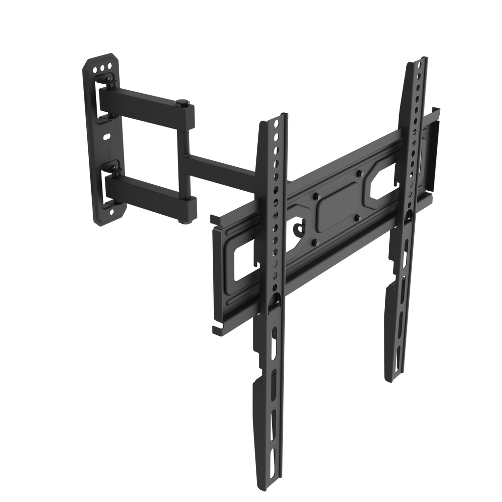 Articulating full-motion TV mount for 32″–55″ | 35 kg, VESA 200×200, 300×200, 300×300, 400×200, 400×400, 63–358 mm profile
