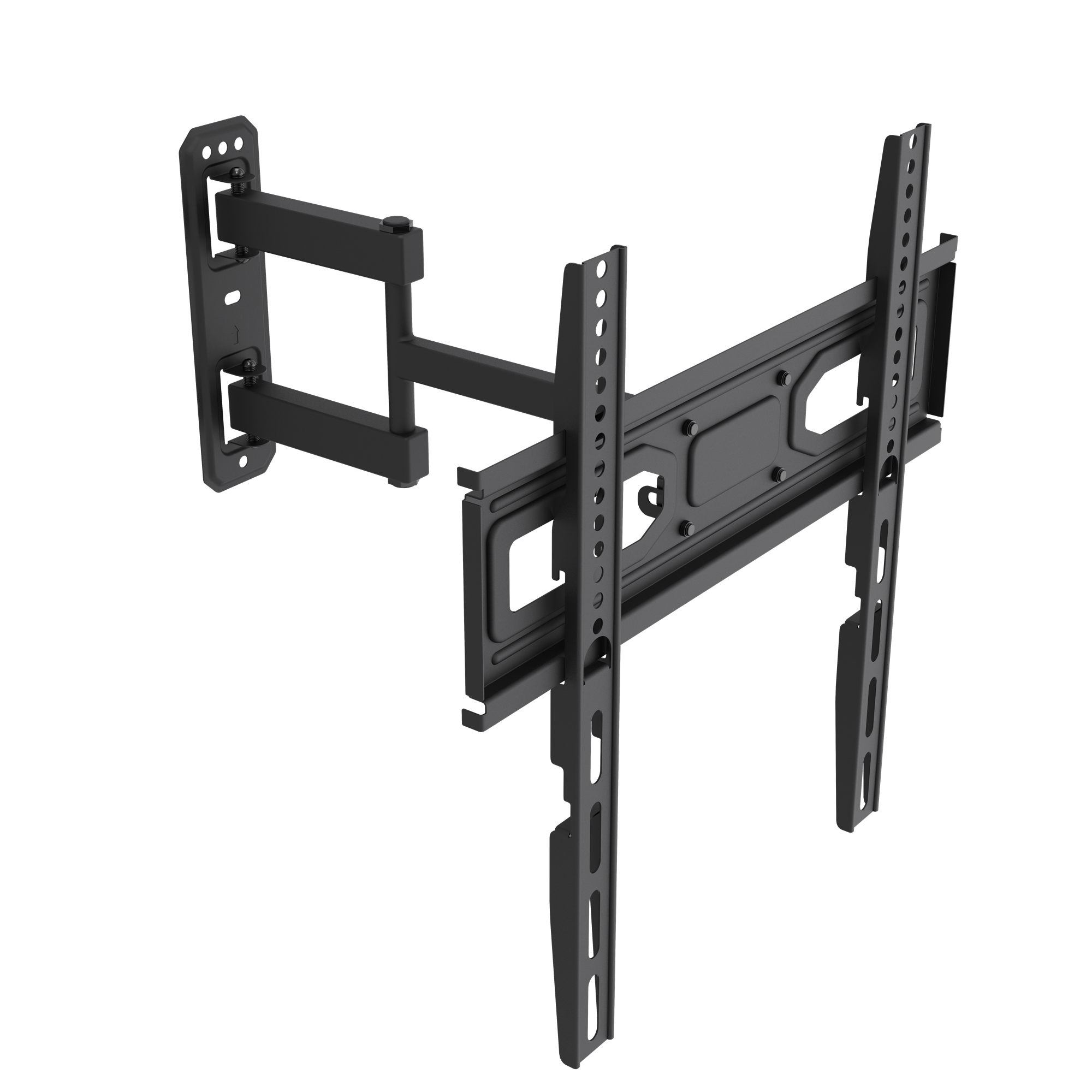Articulating full-motion TV mount for 32″–55″ | 35 kg, VESA 200×200, 300×200, 300×300, 400×200, 400×400, 63–358 mm profile