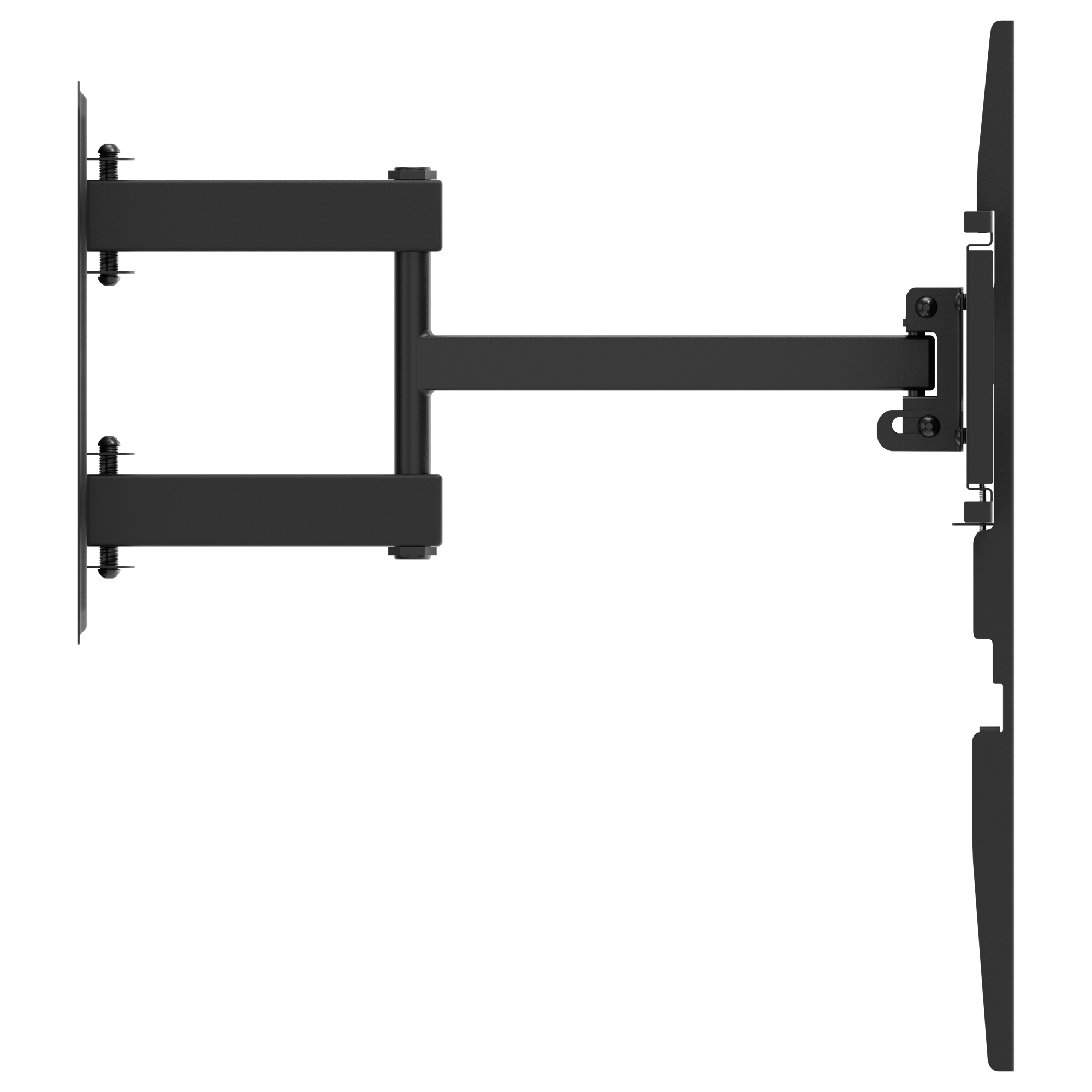 Articulating full-motion TV mount for 32″–55″ | 35 kg, VESA 200×200, 300×200, 300×300, 400×200, 400×400, 63–358 mm profile