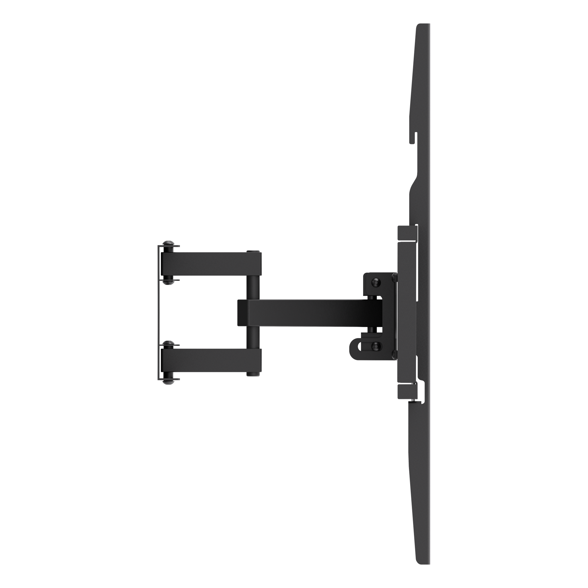 Articulating full-motion TV mount for 32″–70″ | 40 kg, VESA 200×200, 300×200, 300×300, 400×200, 400×400, 67–355 mm profile