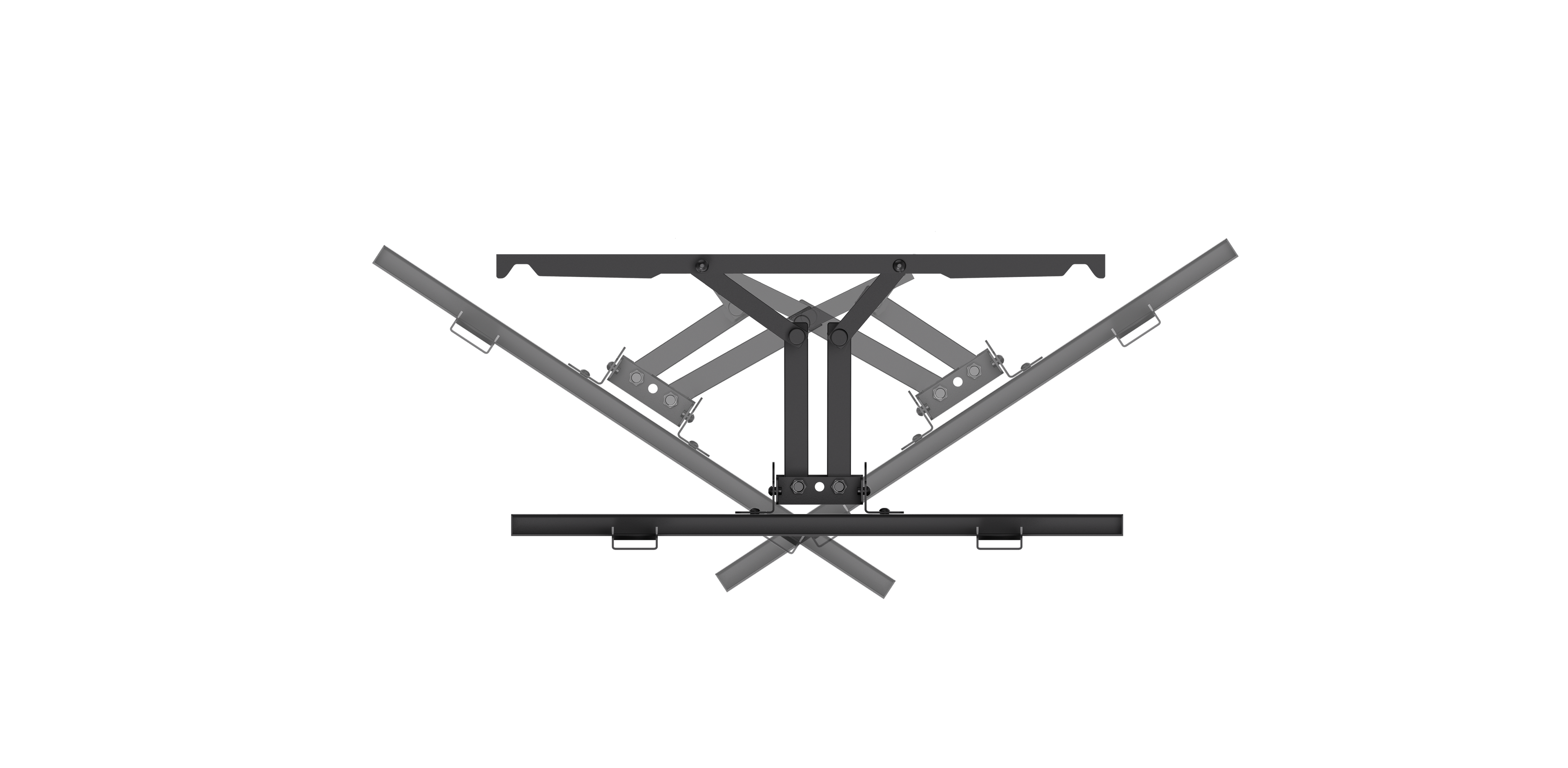 Articulating full-motion TV mount for 32″–70″ | 40 kg, VESA 200×200, 300×200, 300×300, 400×200, 400×400, 67–355 mm profile