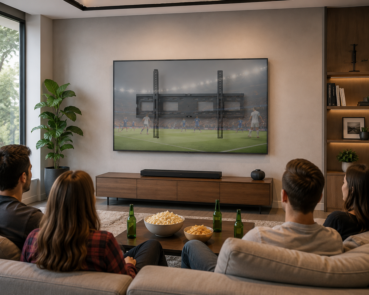 VGSOLID 48T XL – Adjustable TV Wall Mount for 43–90″ Screens (109–229 cm)