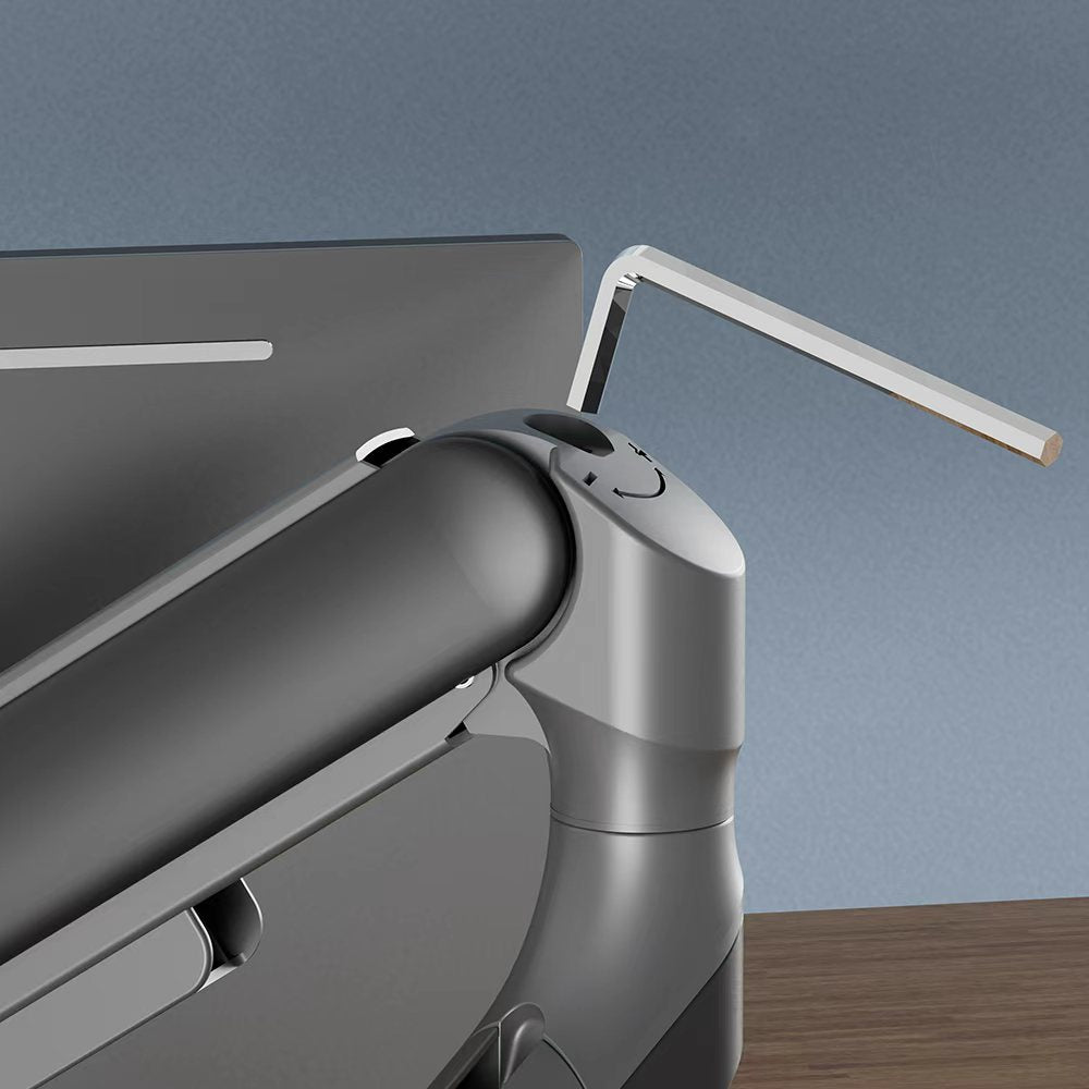 Gas-spring monitor arm for 17″–32″ | 2–9 kg, VESA 75×75, 100×100