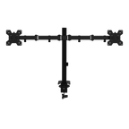 VGSOLID AC24 Dual Monitor Desk Mount – 17″–32″, VESA 75×75/100×100, 0–9 kg, ±45° Tilt, 360° Rotation
