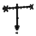 VGSOLID AC24 Dual Monitor Desk Mount – 17″–32″, VESA 75×75/100×100, 0–9 kg, ±45° Tilt, 360° Rotation