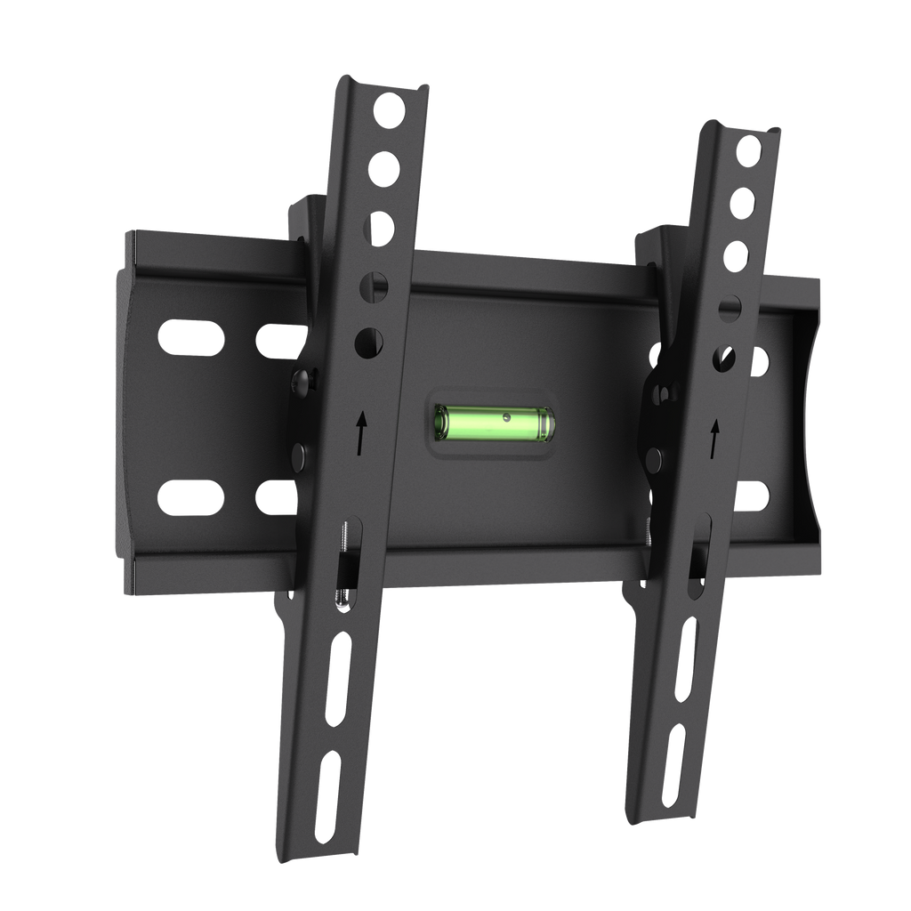 Adjustable wall TV mount for 23″–43″ | 35 kg, VESA 100×100, 200×100, 200×200, 28 mm profile