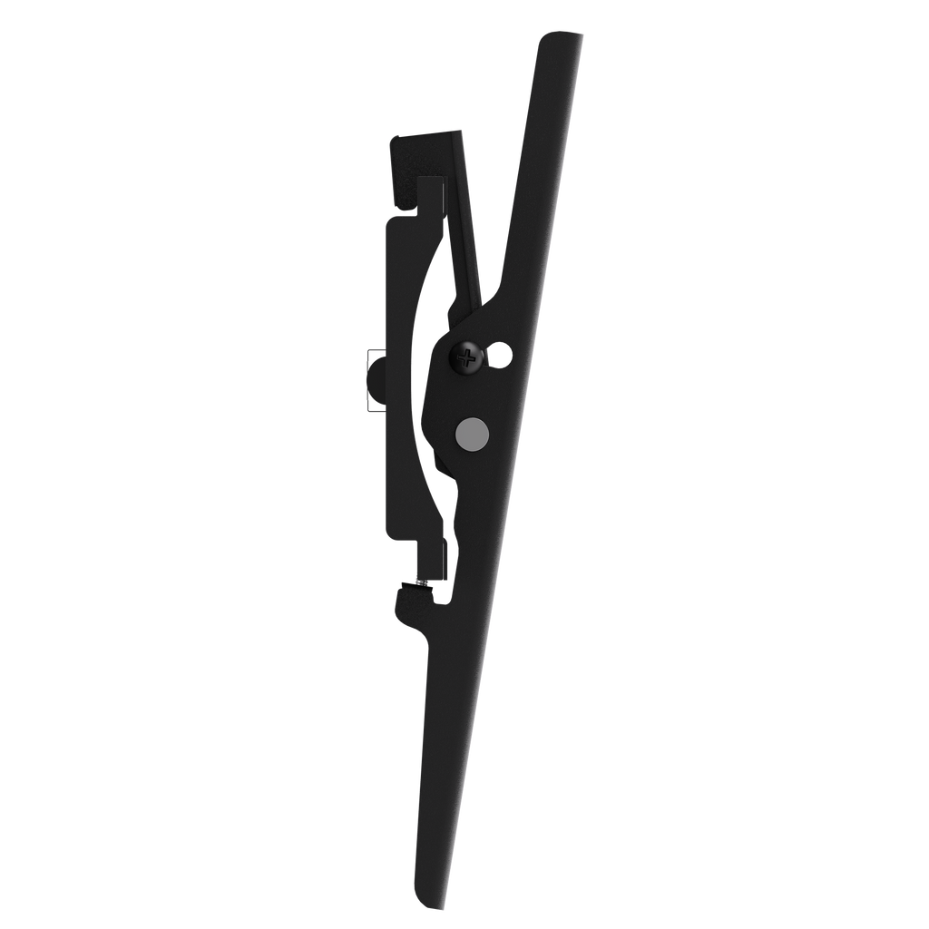 Adjustable wall TV mount for 23″–43″ | 50 kg, VESA 100×100, 200×100, 200×200, 27 mm profile