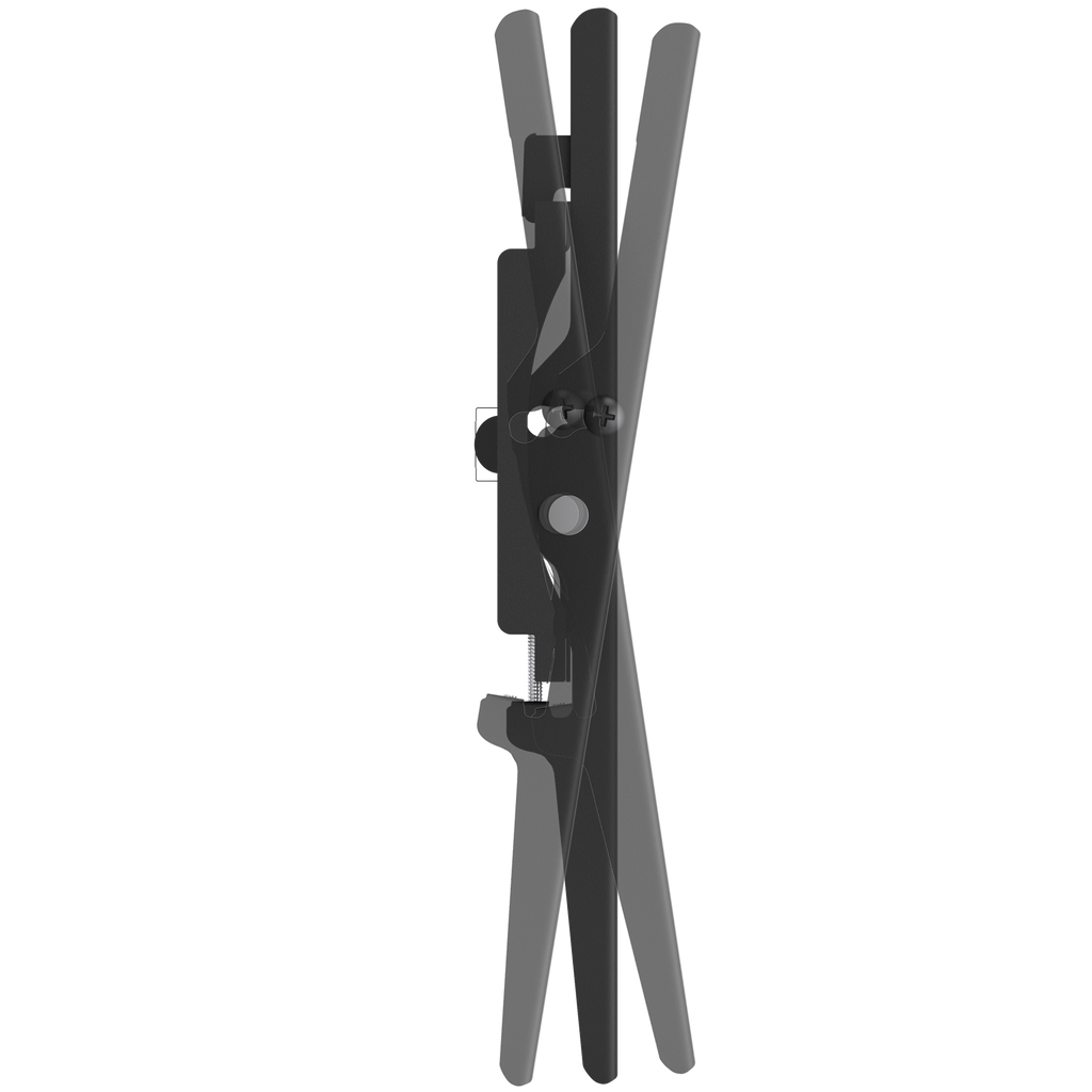 Adjustable wall TV mount for 23″–43″ | 35 kg, VESA 100×100, 200×100, 200×200, 28 mm profile