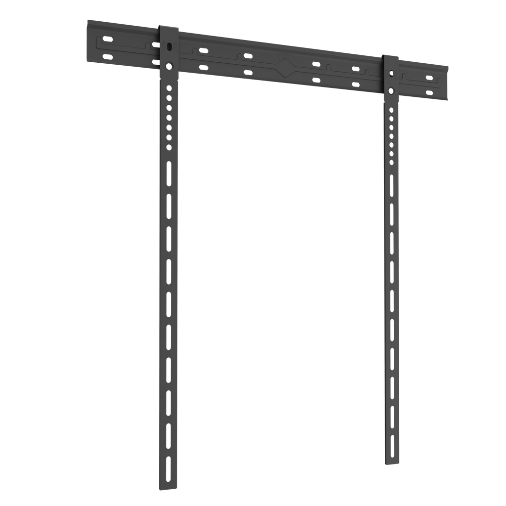 Ultra-slim fixed wall TV mount for 42″–90″ | 90 kg, VESA 75×75, 100×100, 200×100, 200×200, 300×300, 400×200, 400×400, 600×400, 800×400, 800×600, 9 mm profile