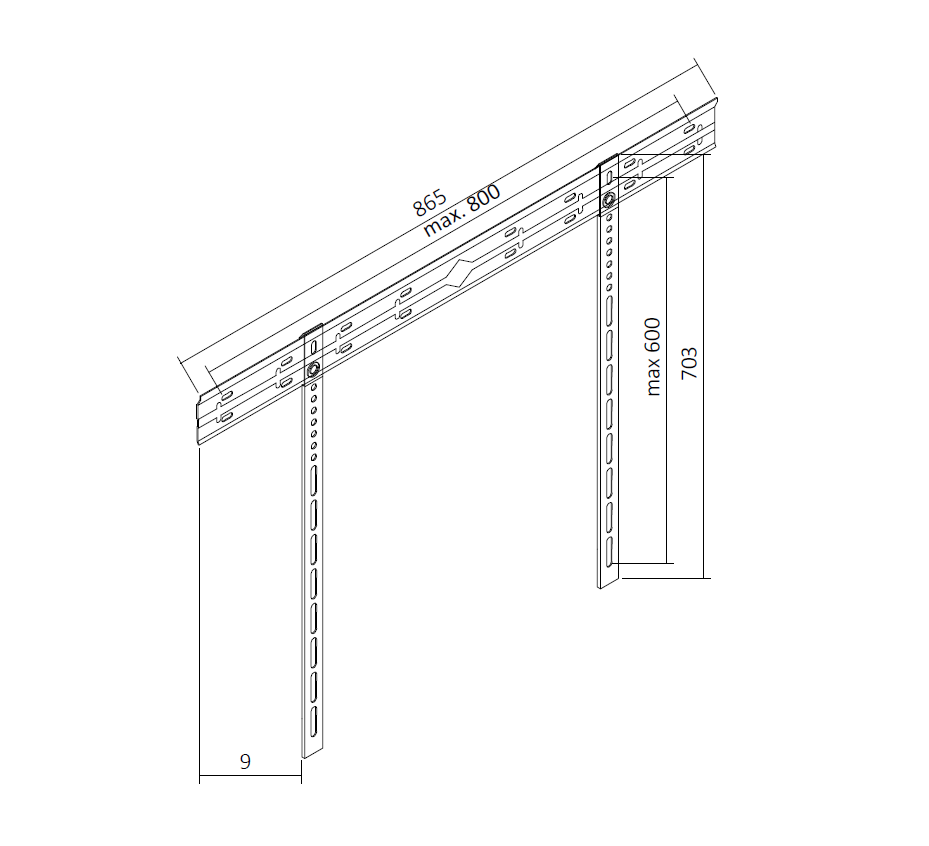 VGSOLID 68F Ultra Slim – Super Thin TV Wall Mount for 42″–90″ Screens
