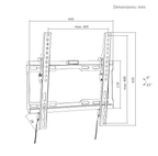 VGSOLID 44T – Slim Tilt TV Wall Mount for 32″–70″ Screens