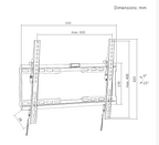 VGSOLID 46T – Slim Tilt TV Wall Mount for 37″–80″ Screens
