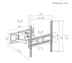 VGSOLID 446 – Full Motion Articulating TV Wall Mount for 32″–70″ Screens