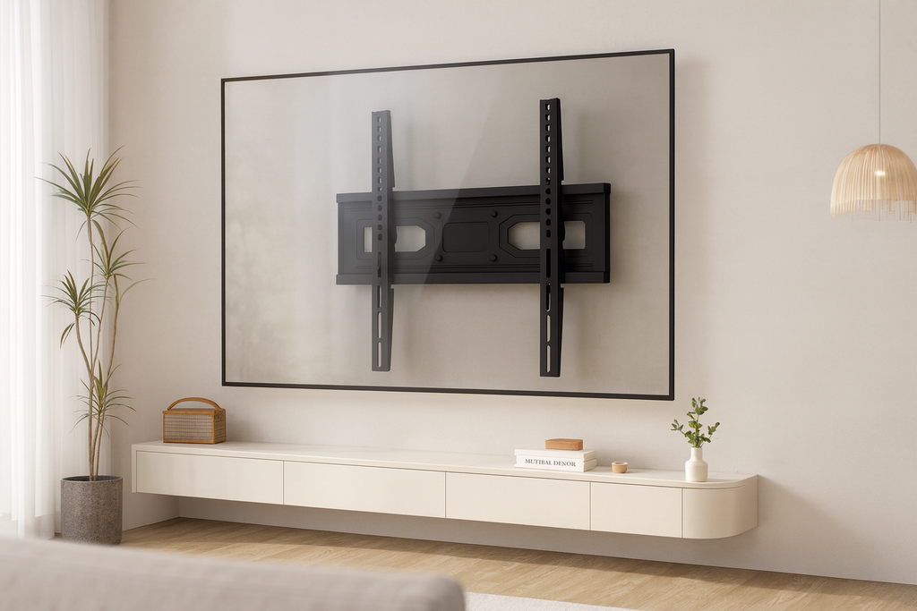 Articulating full-motion TV mount for 32″–70″ | 40 kg, VESA 200×200, 300×200, 300×300, 400×200, 400×400, 67–355 mm profile